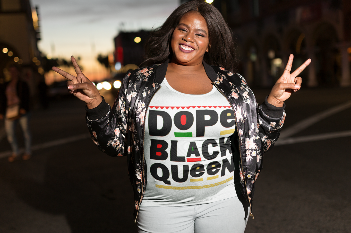 Dope Black Queen Fitted T-shirt