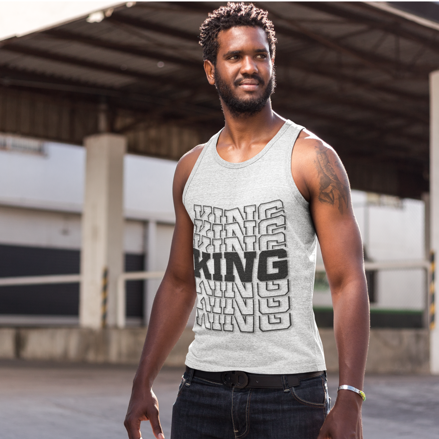 KING STACKED T-Shirt or Tank